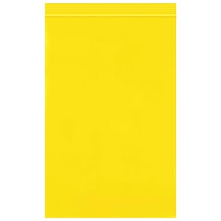 Bsc Preferred 6 x 9'' - 2 Mil Yellow Reclosable Poly Bags, 1000PK BUY03998294
